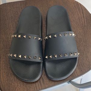 Valentino Rock Stud Pool Shoes